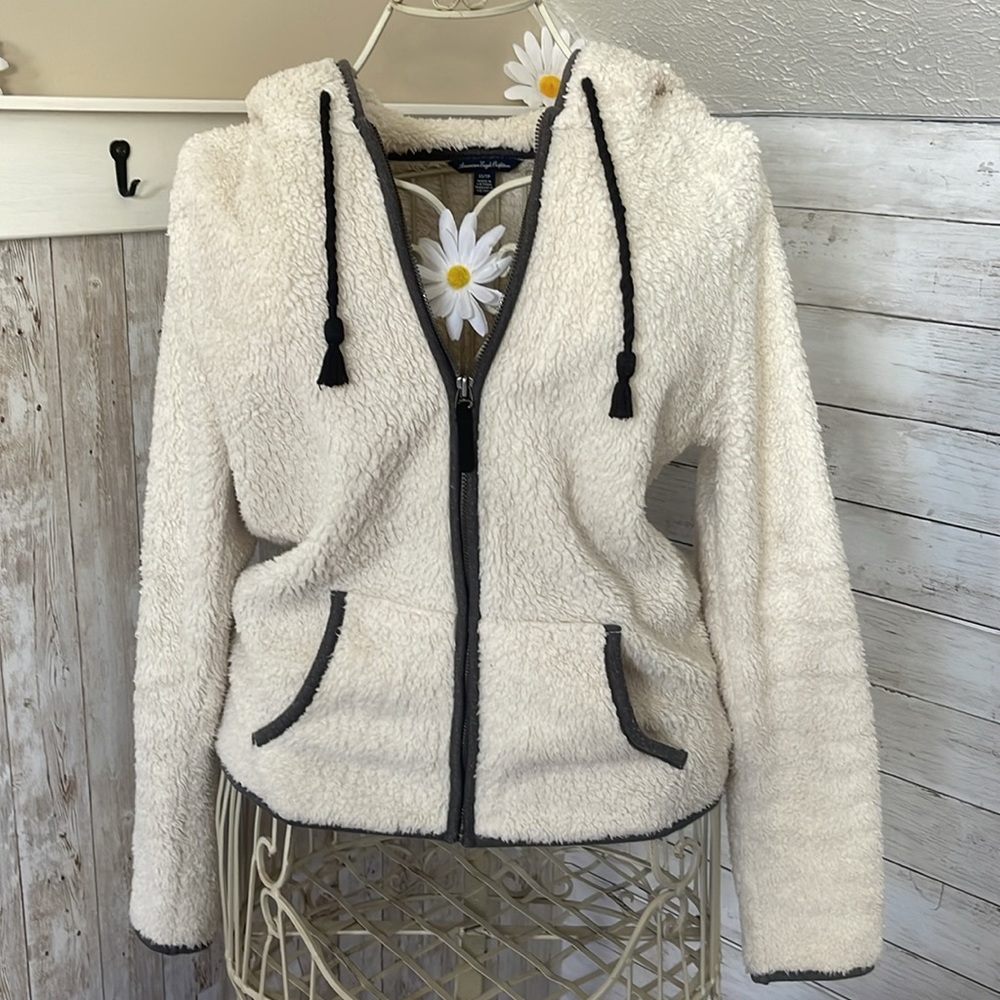 AE🦅 Sherpa Hoodie, Women’s Size Extra Small